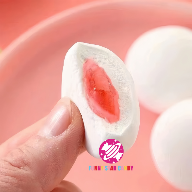 Marshmallow Factory - Sweets Sandwich Strawberry Jam Filled