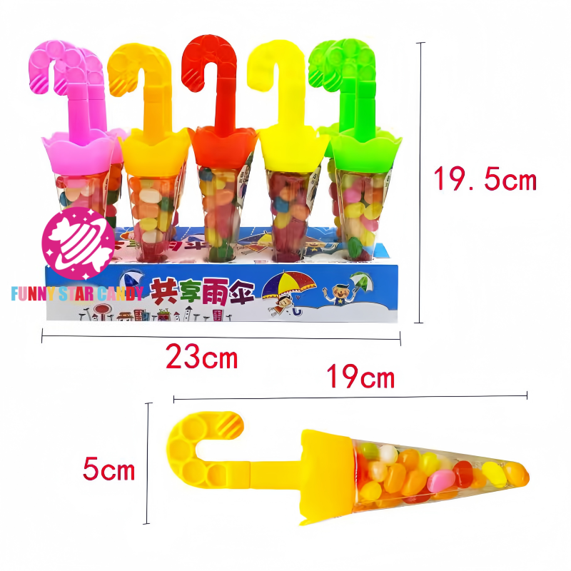 Candy Toy Factory - Cartoon Umbrella Jelly Bean Valentine