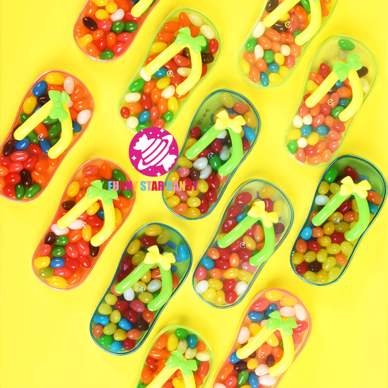Candy Toy Factory - Slipper Shape Jelly Beans Shoes Toy