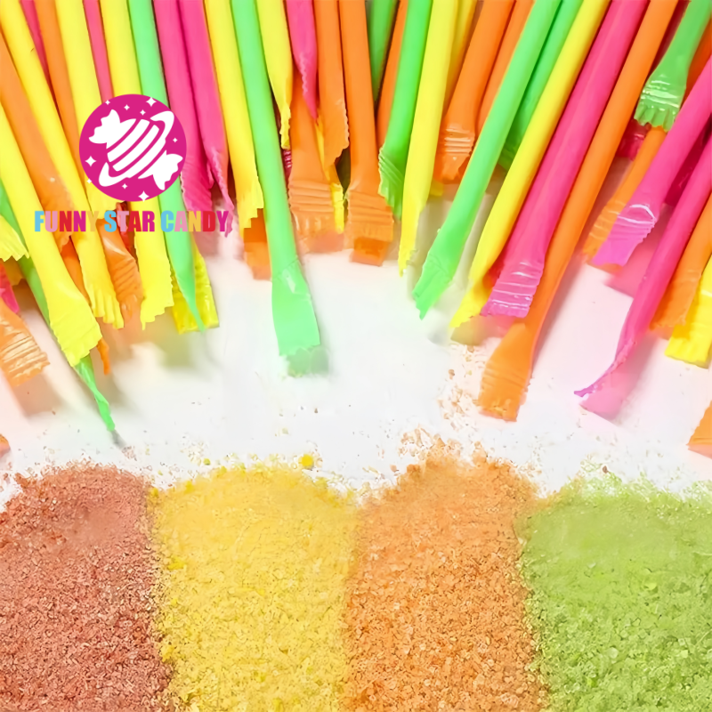 Powder Candy Factory - 4 in 1 Supplier Bulk Straw CC