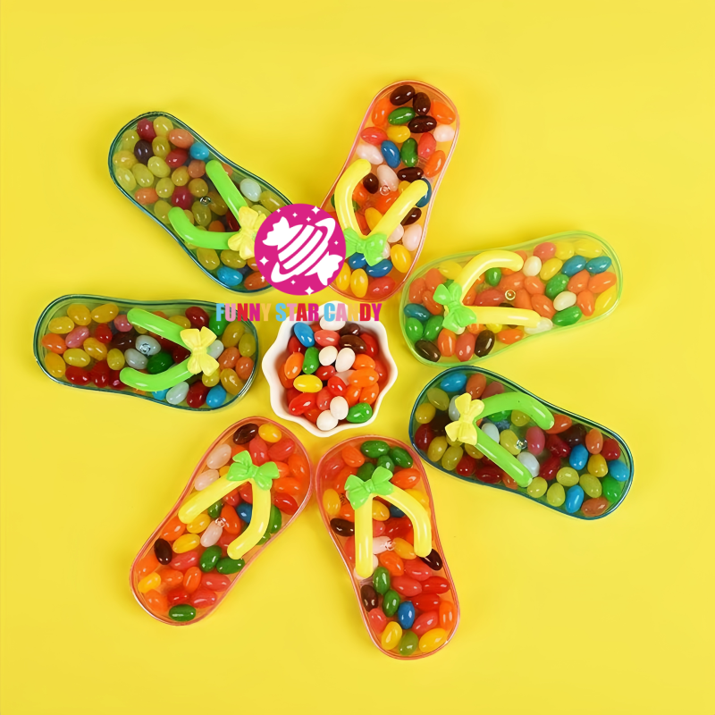 Candy Toy Factory - Slipper Shape Jelly Beans Shoes Toy