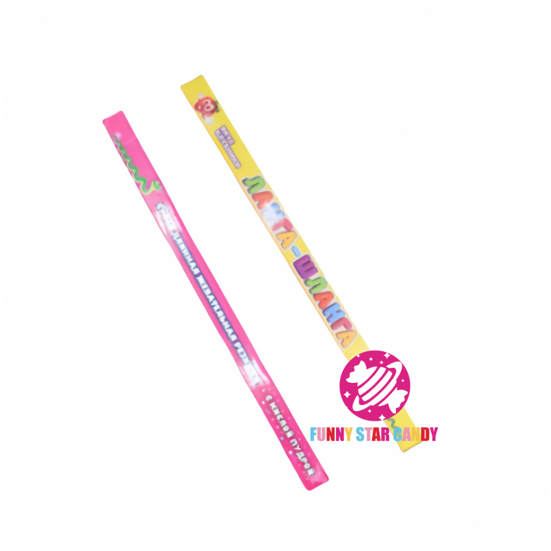 Bubble Gum Manufacturer - Halal Long Stick Ruler Strawberry