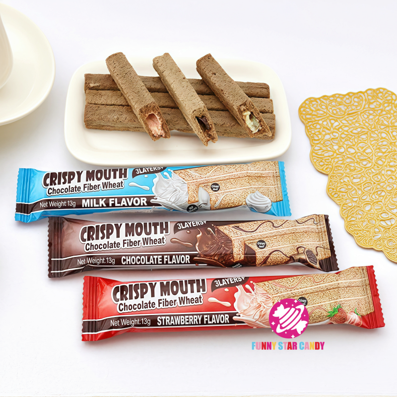 Biscuit Manufacturer - Delicious Crispy Wafer Strawberry Cream
