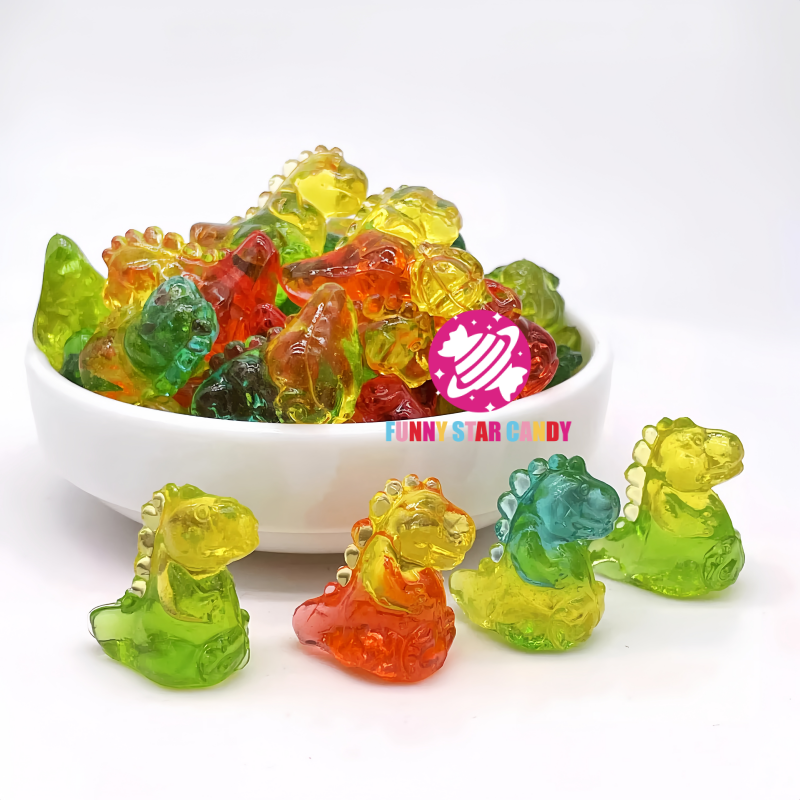 Gummy Candy Factory - 3D 4D Dinosaur Multi Color Fruit