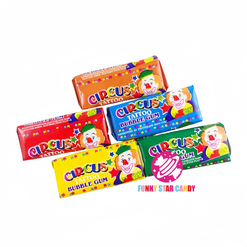 Bubble Gum Manufacturer - Chinese Cartoon Race Car Tattoo