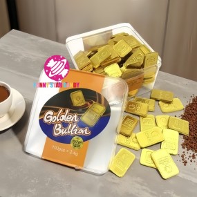 Chocolate Candy Manufacturer - Wholesale Gold Coin Square Shape