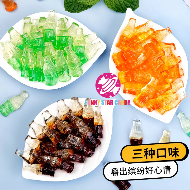 Gummy Candy Manufacturer - Wholesale Bulk 4D Cola Soda Bottle