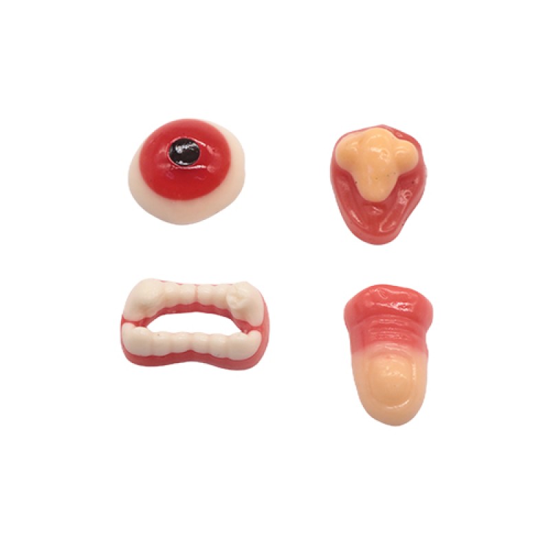 Gummy Candy Manufacturer - Halal Mix Eye Nose Finger Shape