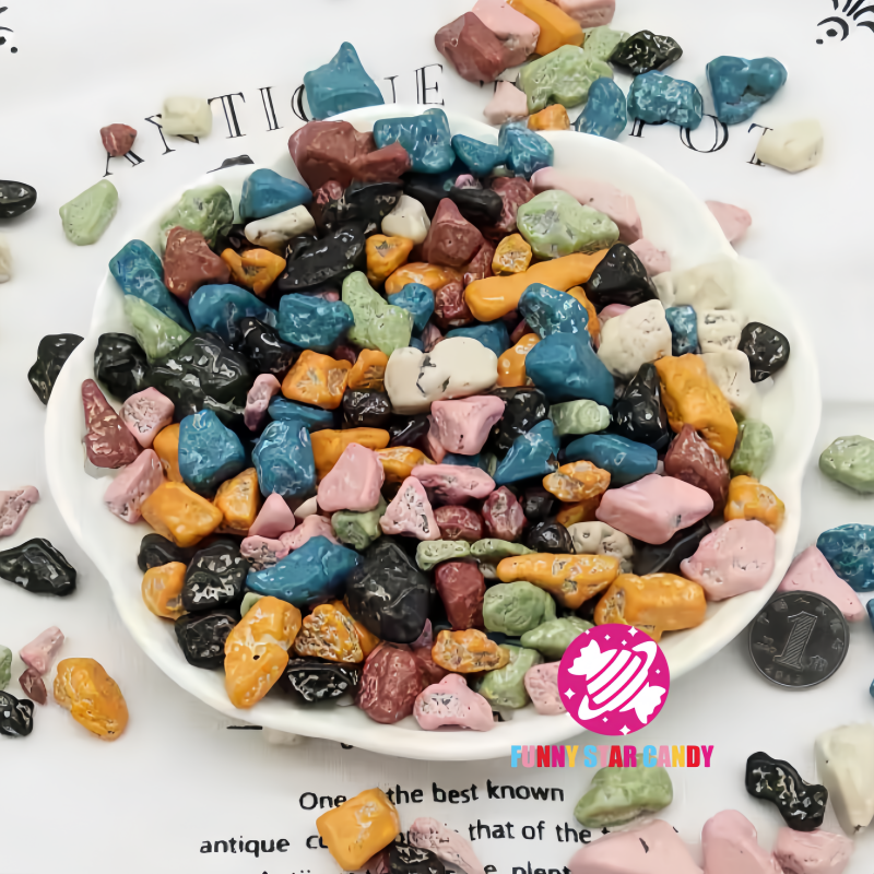 Chocolate Candy Manufacturer - Wholesale Colorful Rock Shapes
