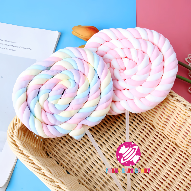 Marshmallow Factory - Wholesale Box Packing Swirl Stick