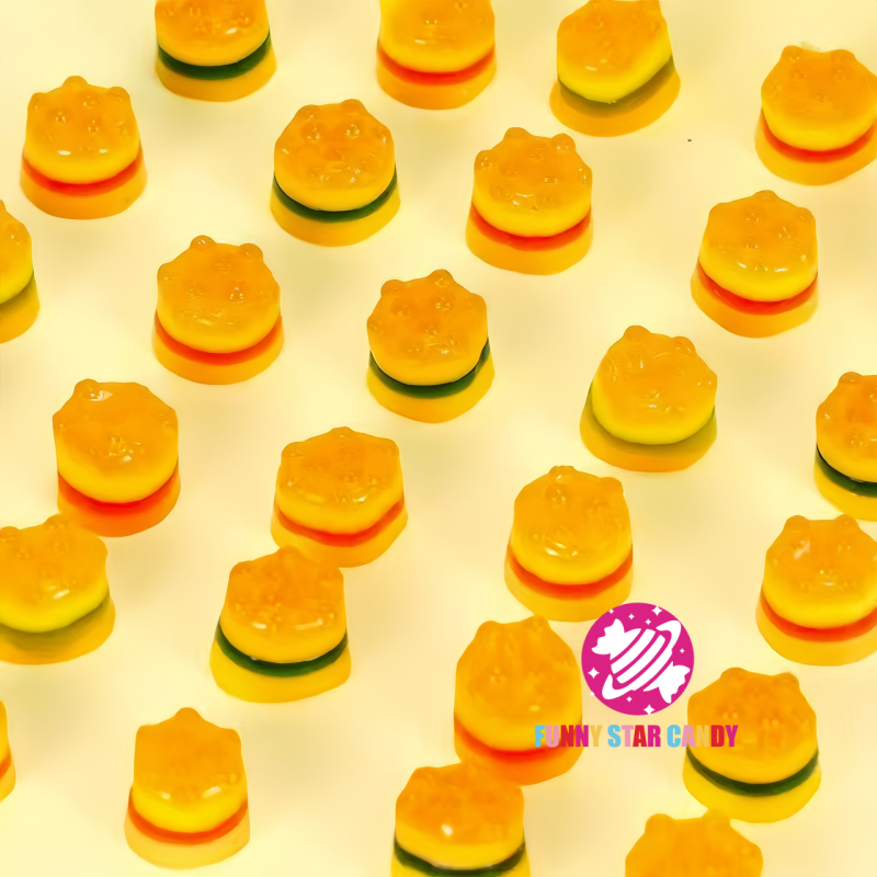 Gummy Candy Factory - Factory Direct Hamburger Halal Fruit