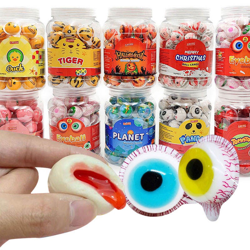 Gummy Candy Manufacturer - Wholesale 3D 4D Halal Eye Ball Shape