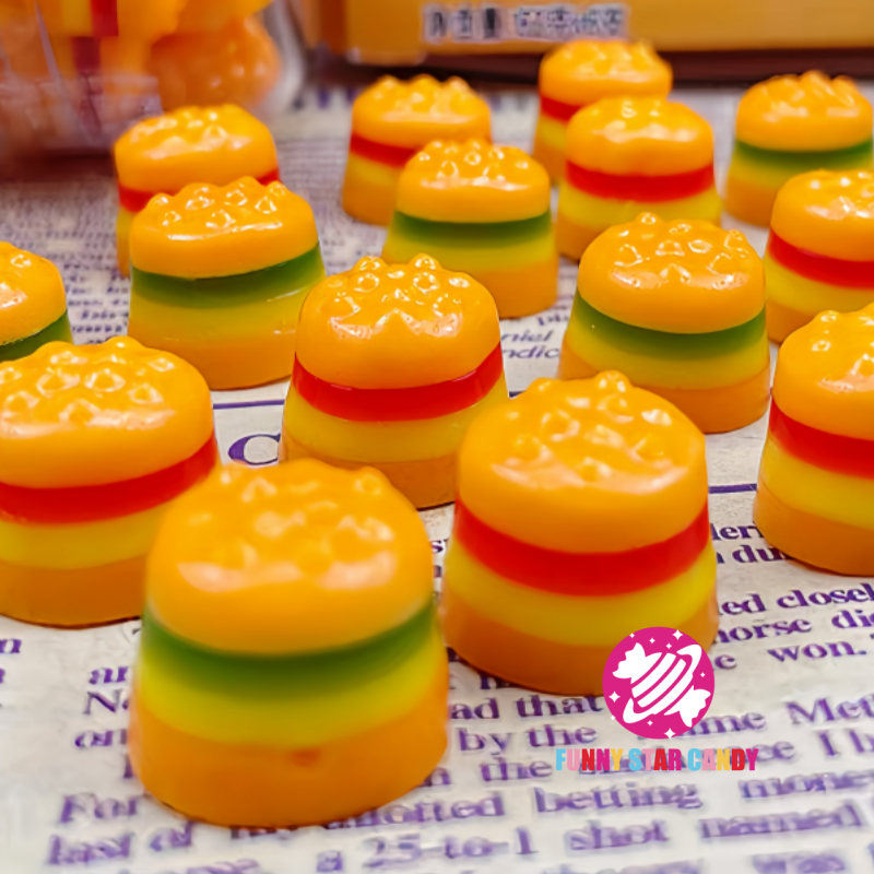 Gummy Candy Factory - Factory Direct Hamburger Halal Fruit