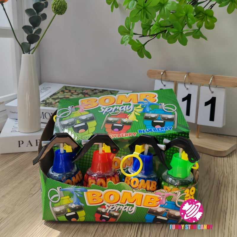 Spray Candy Manufacturer - OEM Order Bomb Grenade Shape Toy