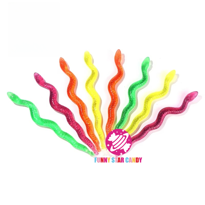 Jelly Candy Manufacturer - Hot Sell Snake Shaped Pudding Stick