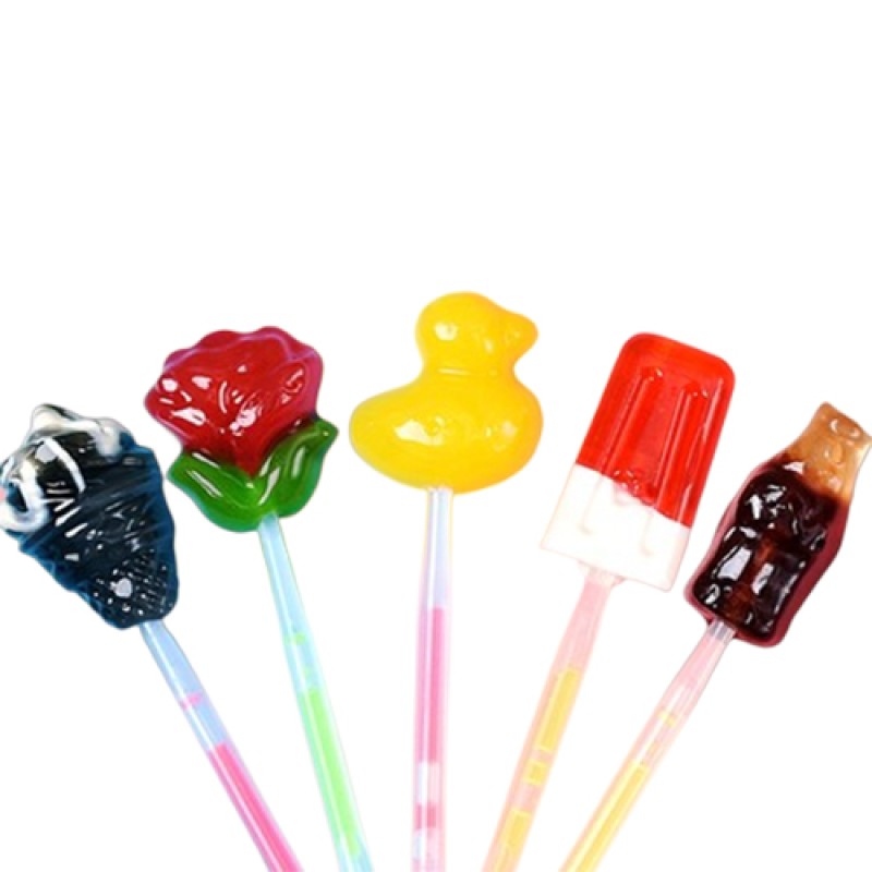 Lollipop Factory - Halloween Mixed Fruity Rose Shape