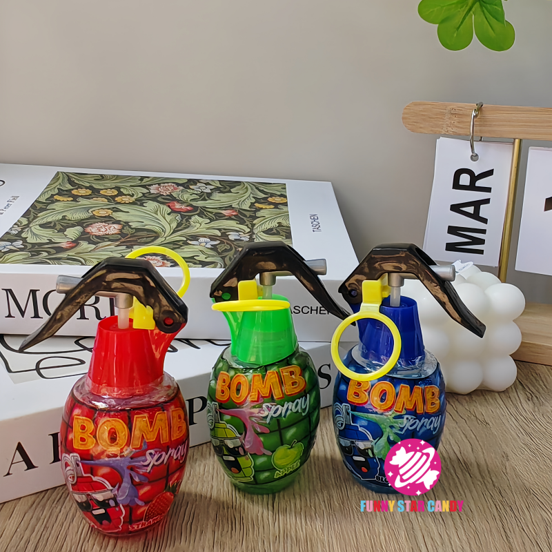 Spray Candy Manufacturer - OEM Order Bomb Grenade Shape Toy