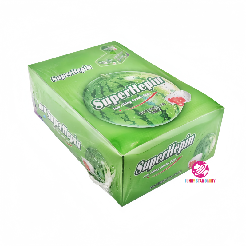 Bubble Gum Factory - Cheap 4pcs Mint Watermelon Jam Filled