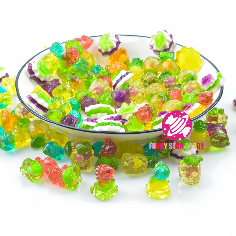 Gummy Candy Factory - 3D 4D Dinosaur Multi Color Fruit