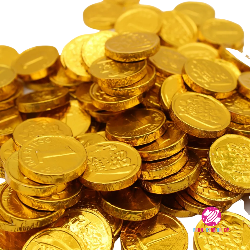 Chocolate Candy Factory - Asian Mini Golden Coins Crispy