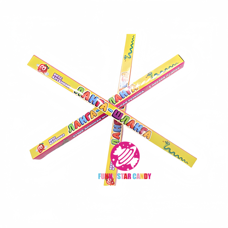 Bubble Gum Manufacturer - Halal Long Stick Ruler Strawberry