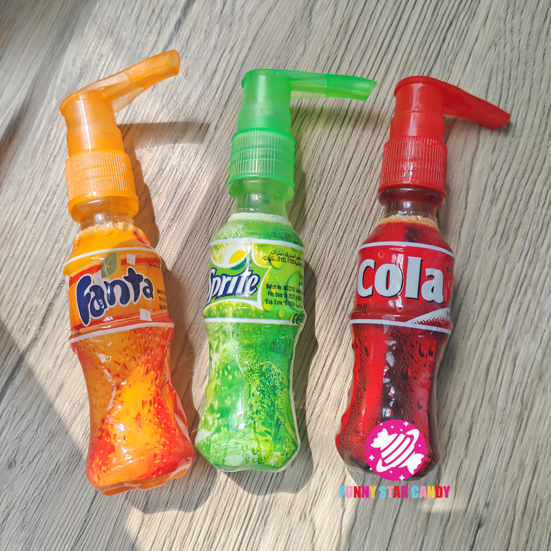 Spray Candy Manufacturer - Wholesales Cool Soda Bottle Mixed