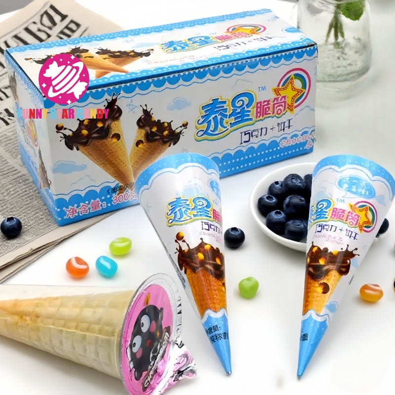 Chocolate Candy Factory - Halal Custom Crispy Ice Cream Cone