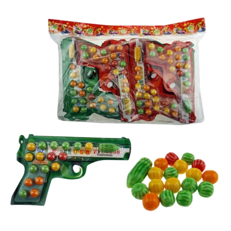 Bubble Gum Manufacturer - Mini Ball Toy Gun Shaped Mix