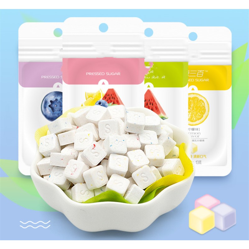 Hard Candy Manufacturer - Square Shape Sugar-free Cube Tablet