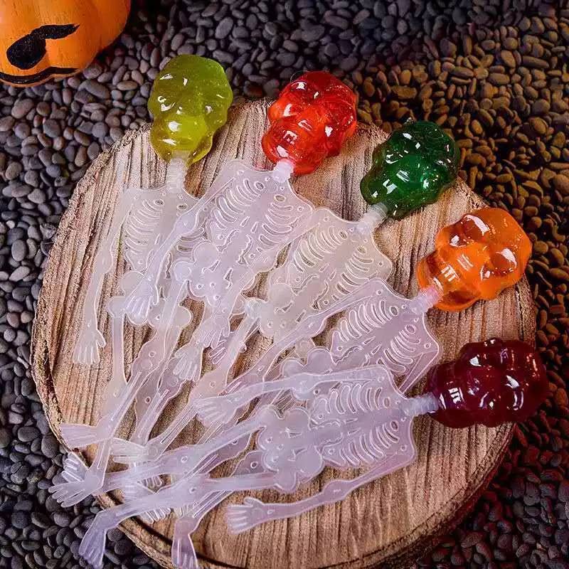 Lollipop Factory - New Candy Factory Skull Ring Fruit