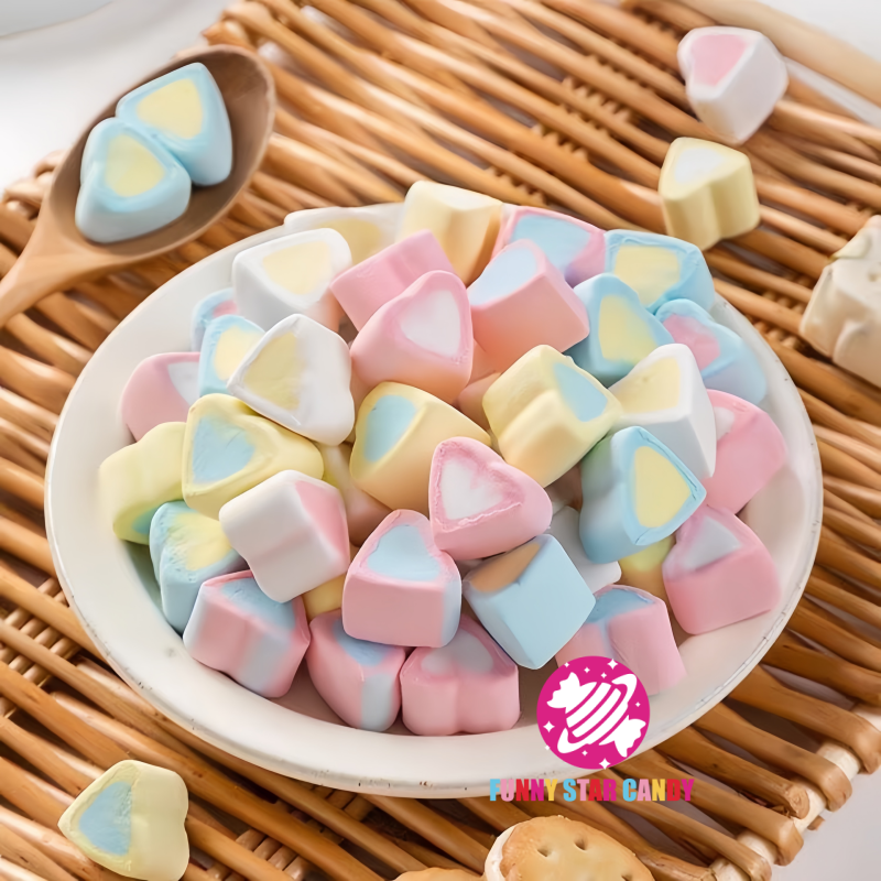 Marshmallow Manufacturer - Wholesale Bag Packing Mini Heart