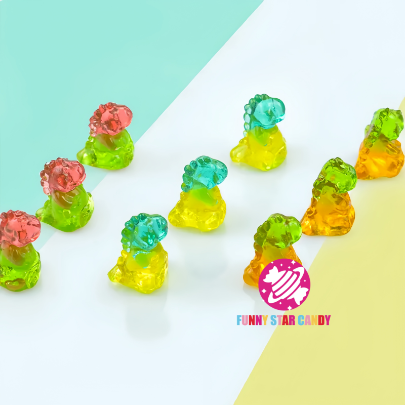 Gummy Candy Factory - 3D 4D Dinosaur Multi Color Fruit