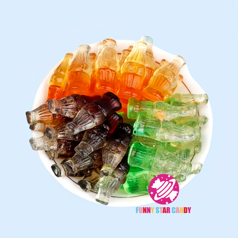 Gummy Candy Manufacturer - Wholesale Bulk 4D Cola Soda Bottle