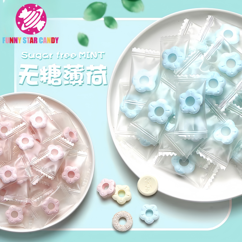 Candy Manufacturer - Halal Sugar Free Cool Mint Flower