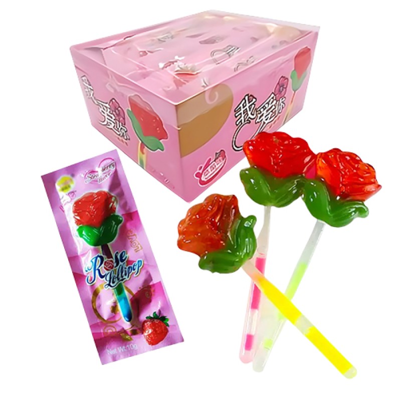 Lollipop Factory - Halloween Mixed Fruity Rose Shape