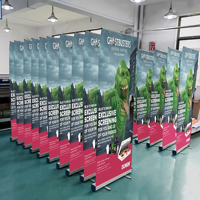 Roll up Banner Manufacturer - OEM/ODM Custom for Trade Shows Vibrant Colors