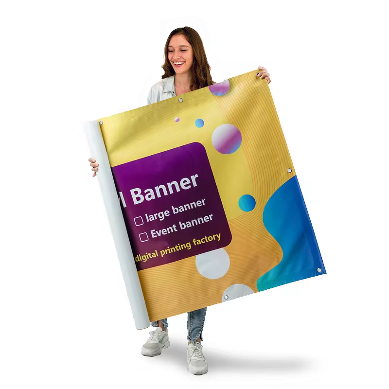 PVC Vinyl Banner Manufacturer - OEM/ODM Custom 13Oz with Metal Grommets