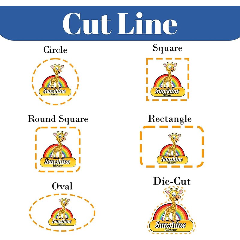 Vinyl Sticker Manufacturer - OEM/ODM Custom Die Cut Waterproof Company Logo