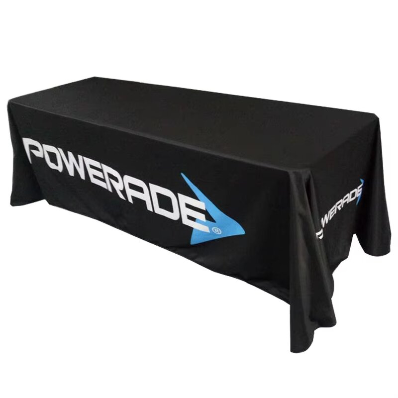 Stretch Table Cover Manufacturer - OEM/ODM Custom 6ft Rectangular Logo Printing