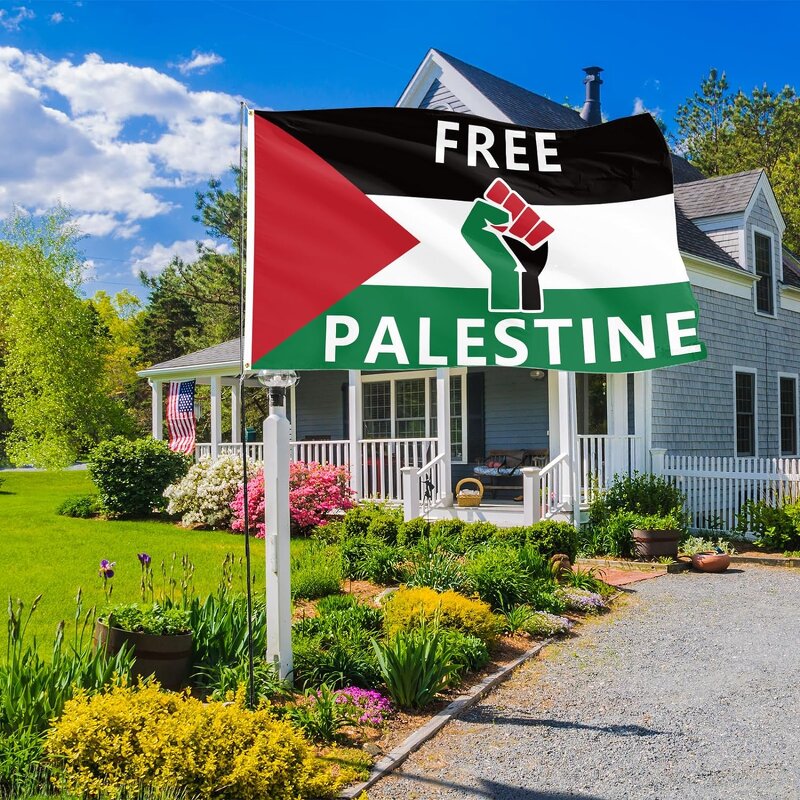 Palestine Flag Manufacturer - OEM/ODM Custom 3X5Ft Waterproof Polyester Flags