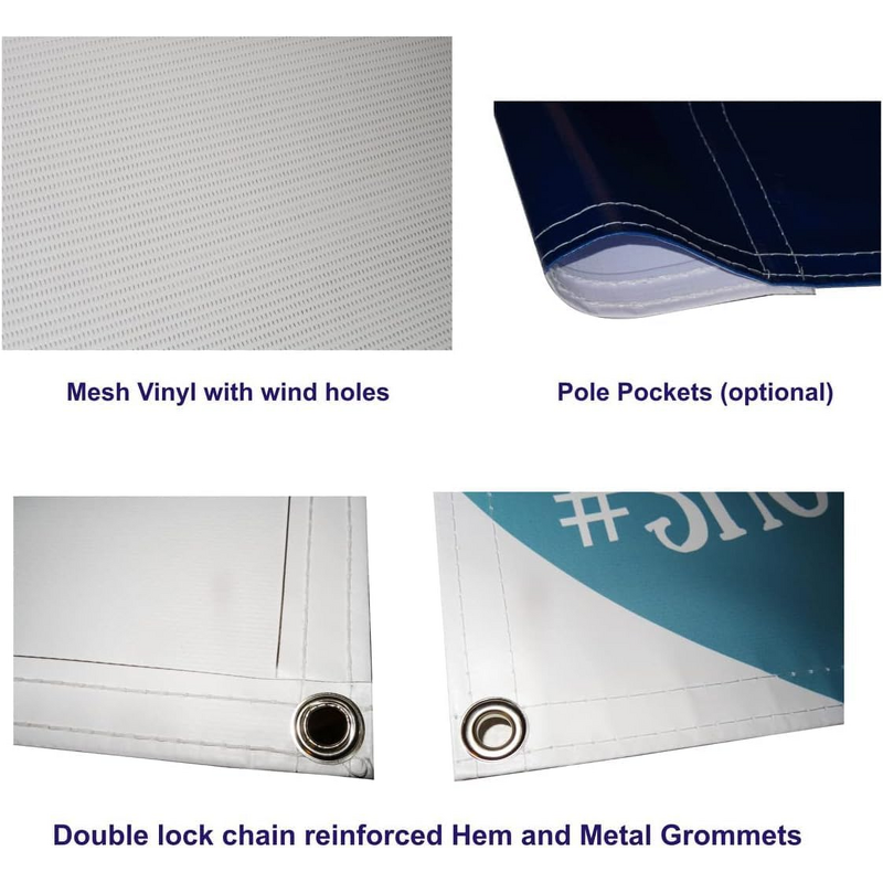 PVC Vinyl Banner Manufacturer - OEM/ODM Custom 13Oz with Metal Grommets