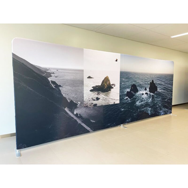 Tension Fabric Backdrop Manufacturer - OEM/ODM Custom Full Color Printing 8-20ft