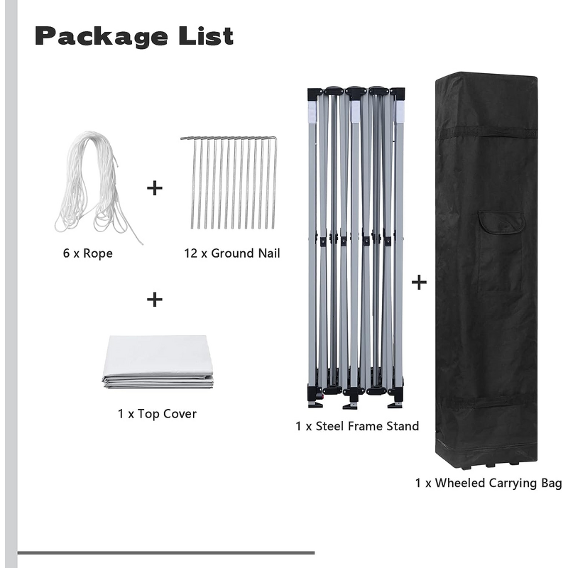 Pop up Gazebo Manufacturer - OEM/ODM Custom Aluminum Frame 10x10 Waterproof