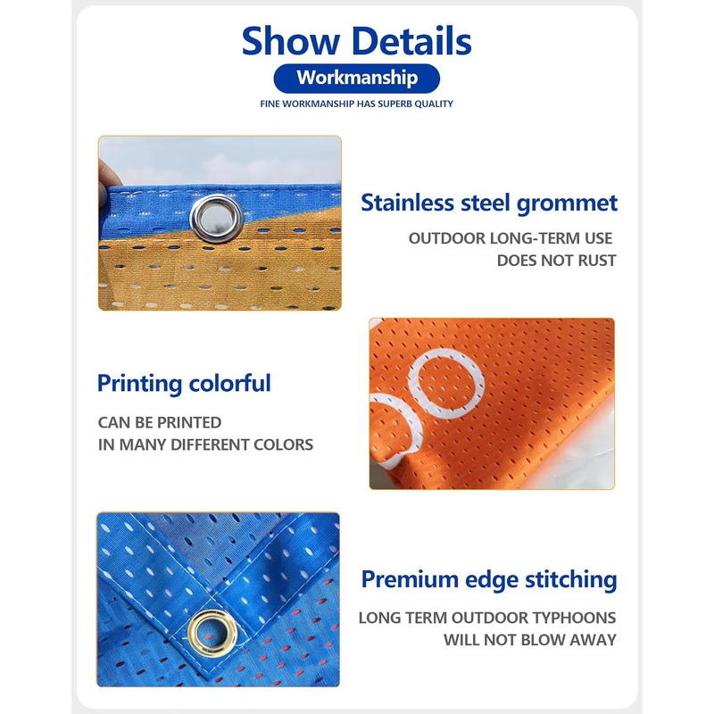 Mesh Fabric Banner Manufacturer - OEM/ODM Custom Digital Printing UV Resistant