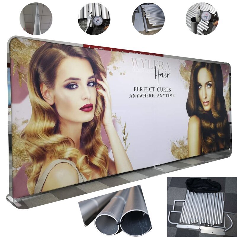 Advertising Display Stand Manufacturer - OEM/ODM Custom 8-10ft Tension Fabric