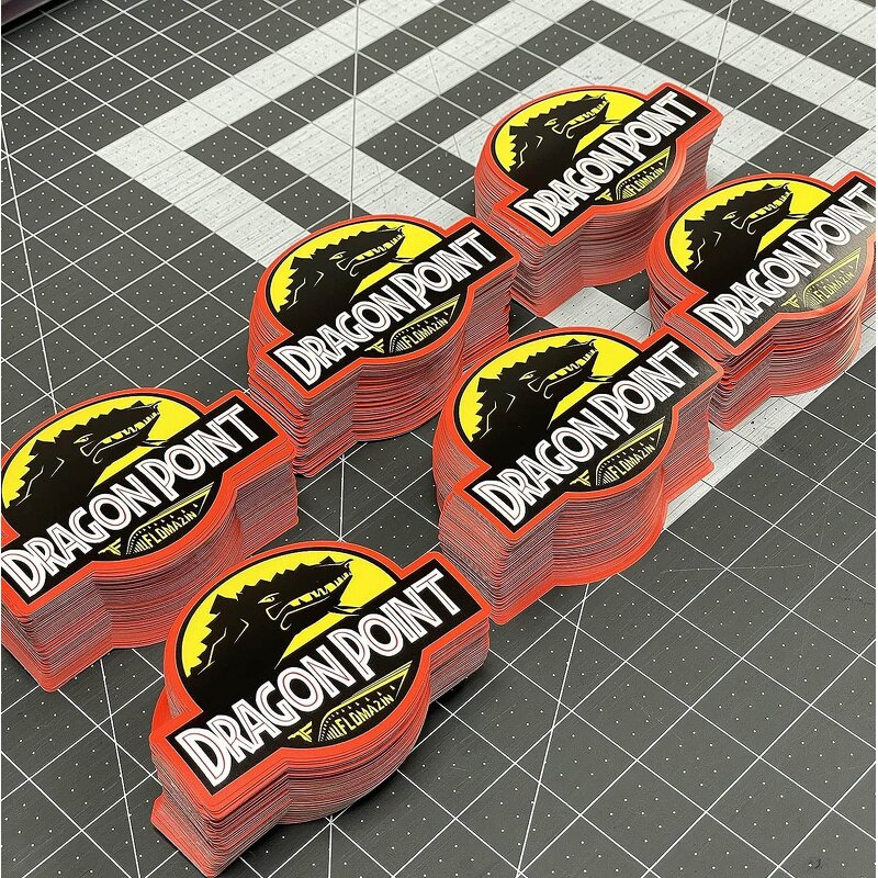 Vinyl Sticker Manufacturer - OEM/ODM Custom Die Cut Kiss Cut Logo Label