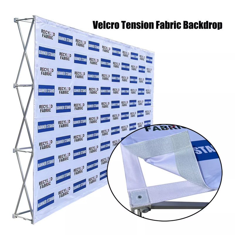 Backdrop Banner Manufacturer - OEM/ODM Custom 10x8ft Aluminum Frame Trade