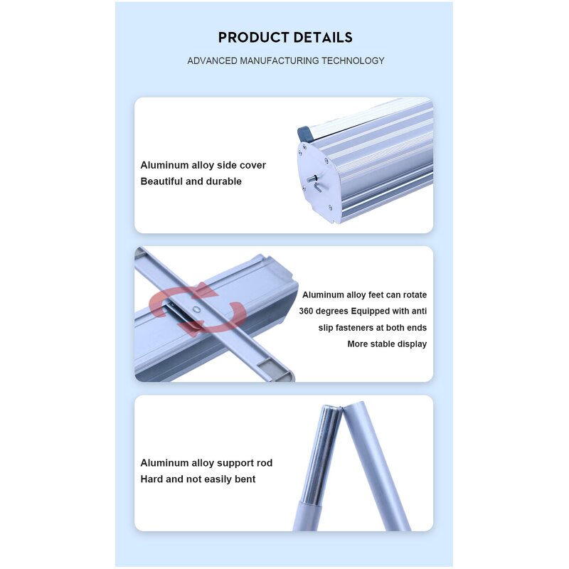 Roll up Banner Manufacturer - OEM/ODM Custom Professional Glossy Finish Fabric