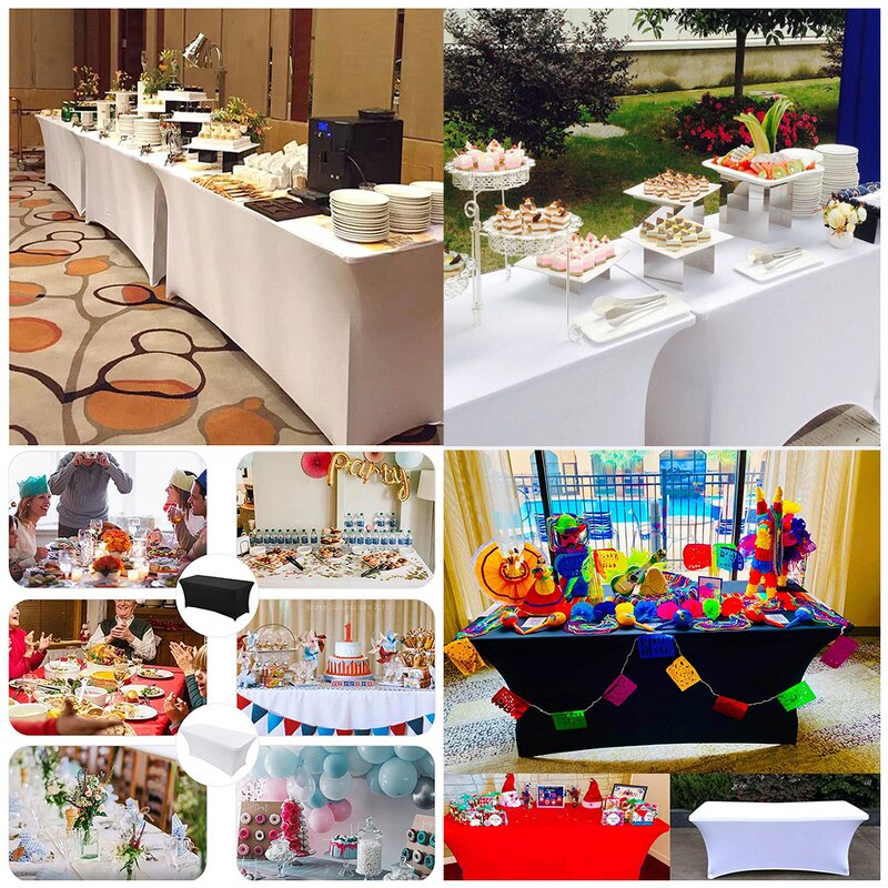 Stretch Table Cover Manufacturer - OEM/ODM Custom 6ft Graphic Print Polyester