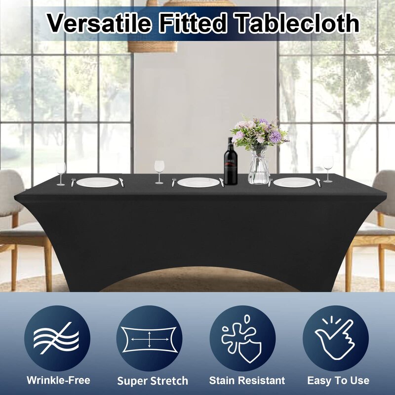 Table Cover Manufacturer - OEM/ODM Custom Logo 6ft Stretch Full Color Graphic